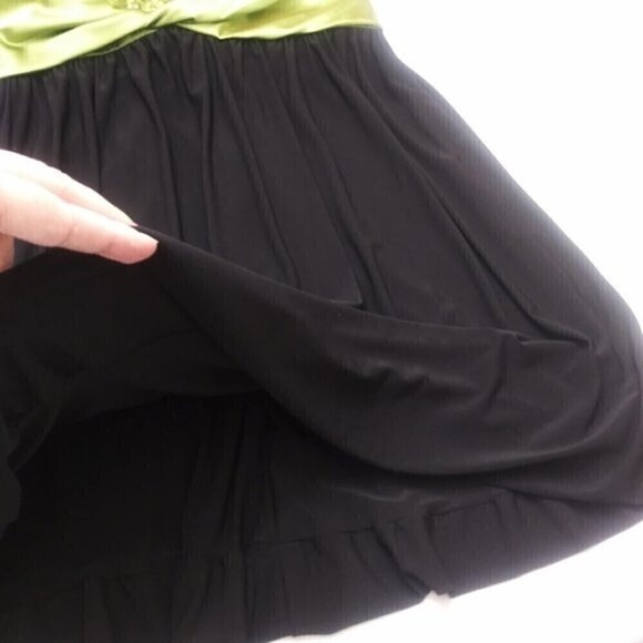 JESSICA McCLINTOCK GUNNE SAX Strapless A-Line Bubble Hem Dress Sz 11 Sequins NWT - Picture 5 of 12